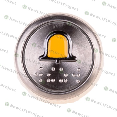 Модуль кнопочный A4N18489 код брайля 2НЗ "Звонок" BBP-R430-CCPLT-VZV-2NC