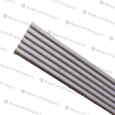 Канат плоский (ремень тяговый) 30мм 4,4мм 12 кордов 42кН Poly-V STM-PV30-1.73S-PU-42 55510399 Schindler