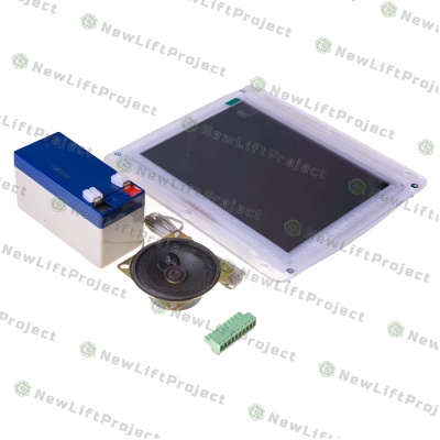 Дисплей панели приказов LCD ECS8 НКУ (CAN) ГОР.К.ДМК.АКБ