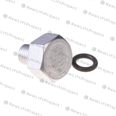 Пробка сливная с кольцом для SGR11/13VTR-CR 0411.1386SGR.01.024 ZAA444D2 Otis