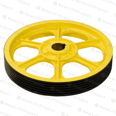 Шкив канатоведущий 575х5х10мм для 13VTR-M/160VAT (B3, B3-1, B16) ZAA260AK3 TO260AK3 Otis