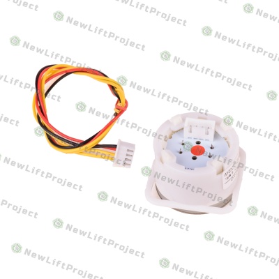 Модуль кнопочный круглый красная подсветка (BA210/BA213/BA21G/MTD210/EB110) "Закрытие" A3N10381 BST Sigma