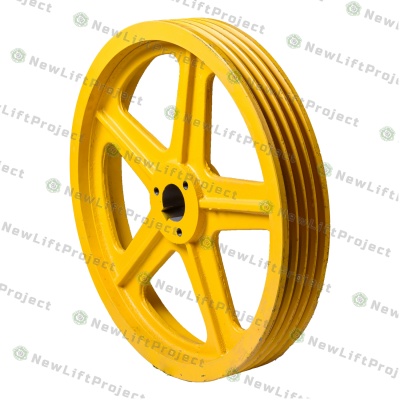 Шкив канатоведущий 560х4х12 U-канавки для лебёдки ITG 134 Top Gears