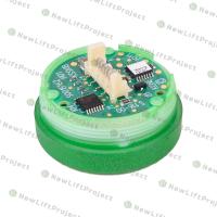 Модуль кнопочный для основного посадочного этажа жёлтая подсветка зеленый корпус KM804343G04 Kone Модуль кнопочный для основного посадочного этажа жёлтая подсветка зеленый корпус KM804343G04 Kone